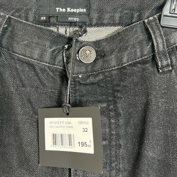 Black distressed pants size 32 by the KOOPLES, Ret. $195 - Picture 7 of 7